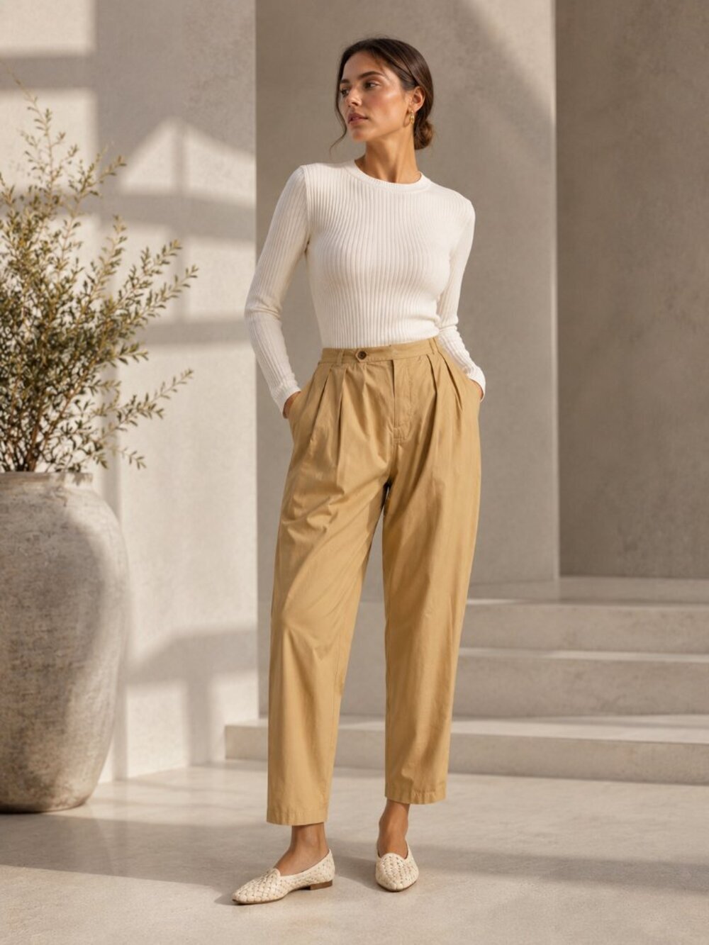 Dôen Grover Trousers in Fieldstone NEW NWT